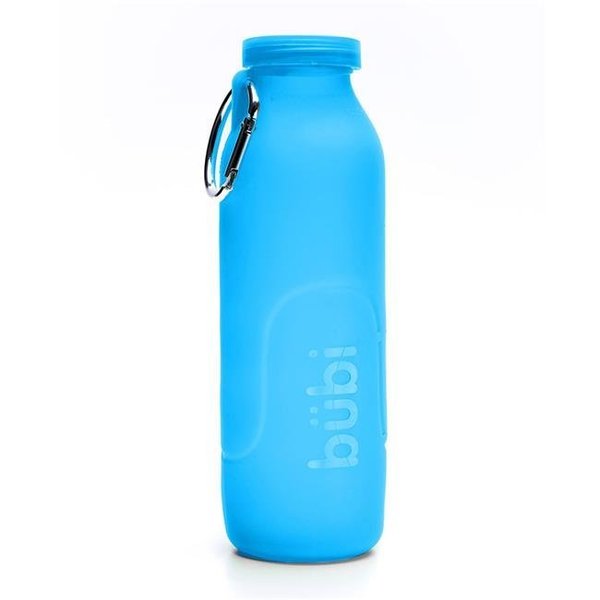 Bubi Brands Bubi Brands BB100PB447 35oz & 1000 ml Foldable Water Bottle Rose; Pacific Blue BB100PB447